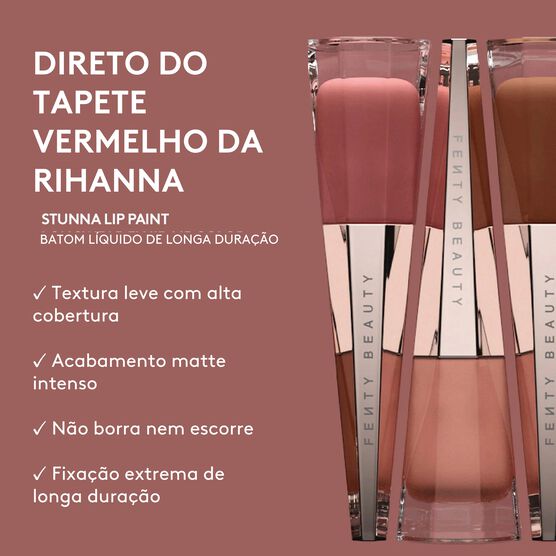 STUNNA LIP PAINT - RICH BROWN 4ml